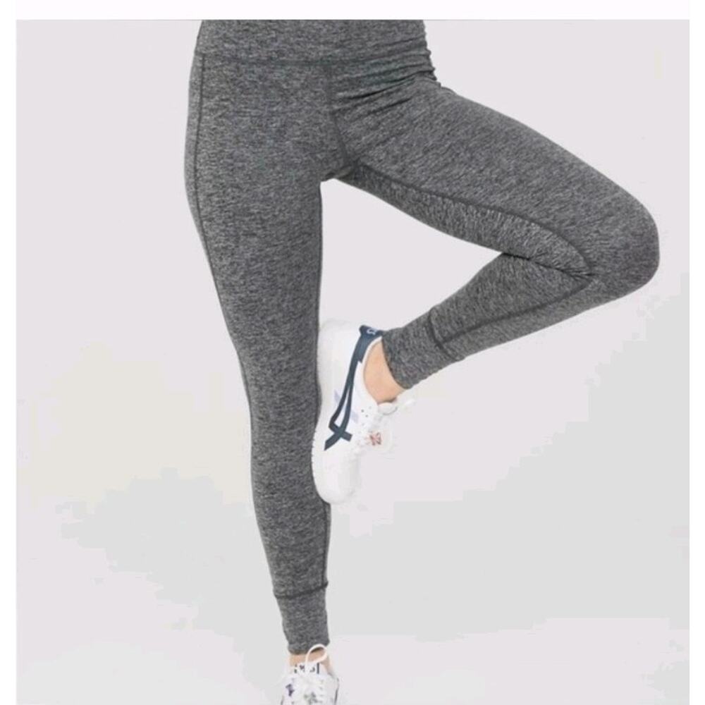 Offline by Aerie Warm Up High Rise Heather Grey Soft Brushed Legging Size Large